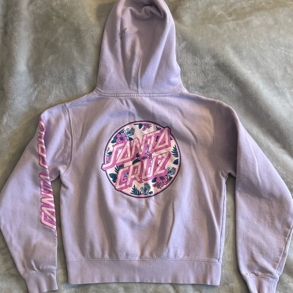 Santa Cruz Skateboards Lavender Girls' Logo Hoodie